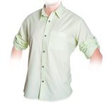Trachtenhemd hellgrün/weiß kariert